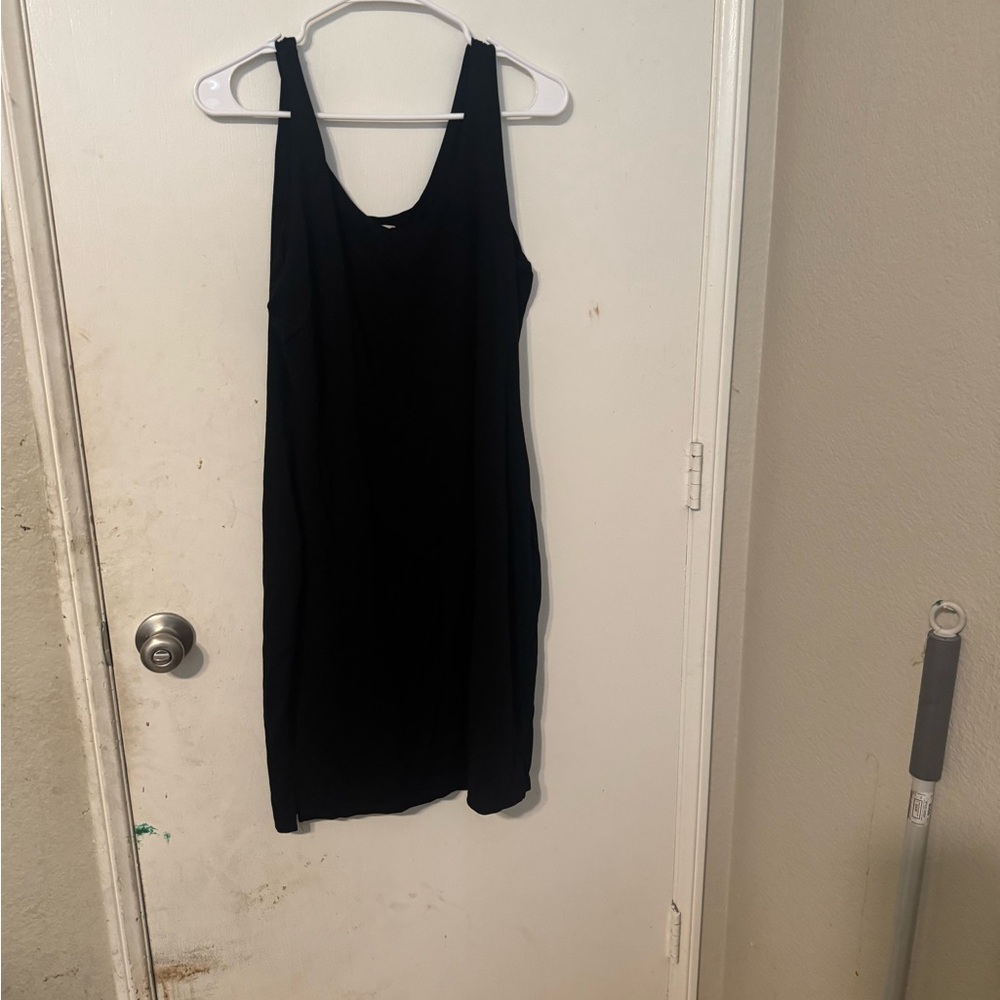 Chic Black Backless Dress